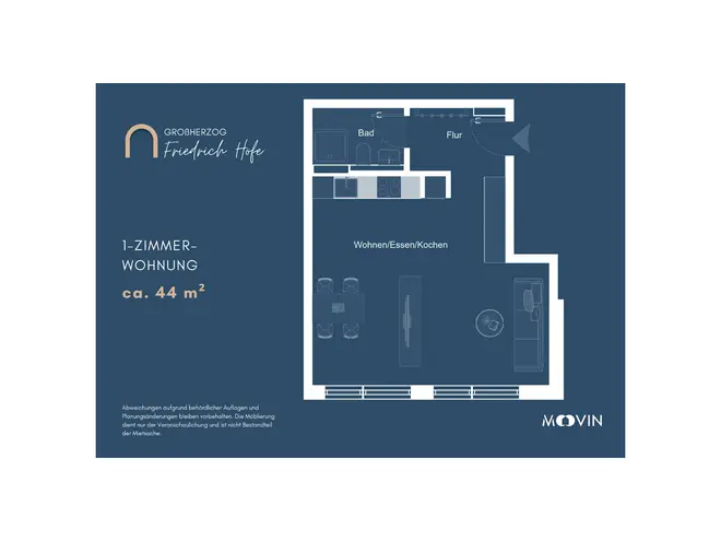 1 Zimmer Wohnung mit 44 m² in Saarbrücken – Bild 4