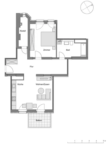 3 Zimmer Wohnung mit 80 m² in Frankfurt am Main – Bild 5