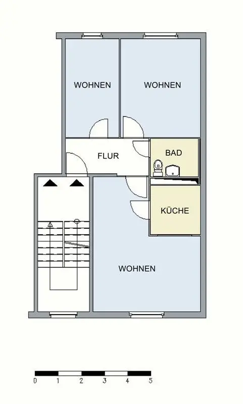 3 Zimmer Wohnung mit 60 m² in Neubrandenburg – Bild 9