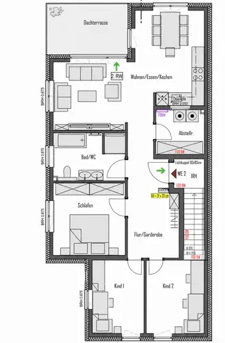 4 Zimmer Wohnung mit 105 m² in Osnabrück – Bild 6