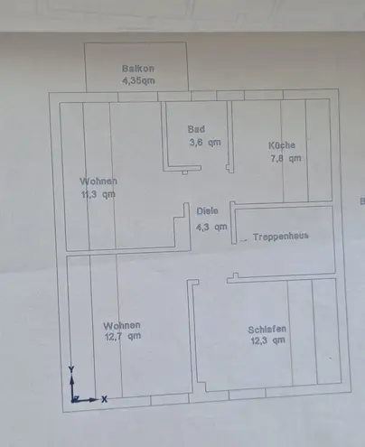 3 Zimmer Wohnung mit 44 m² in Bielefeld – Bild 7