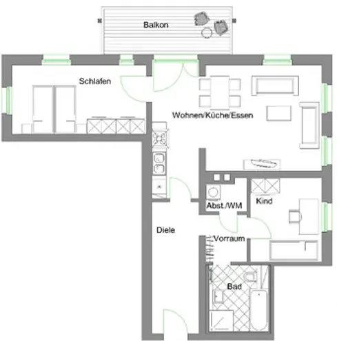 3 Zimmer Wohnung mit 88 m² in Leipzig – Bild 11