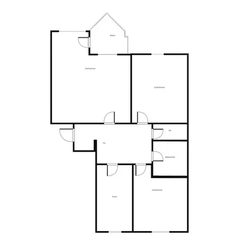 3 Zimmer Wohnung mit 75 m² in Karlsruhe – Bild 2