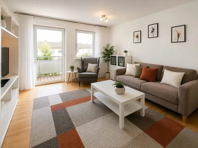 2 Zimmer Wohnung mit 52 m² in Augsburg – Bild 2