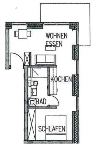 2 Zimmer Wohnung mit 40 m² in Oldenburg – Bild 7