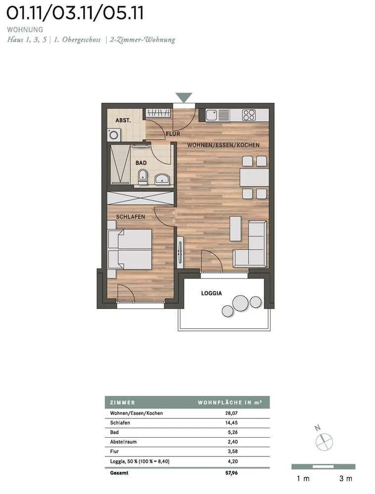 2 Zimmer Wohnung mit 58 m² in Villingen-Schwenningen – Bild 7