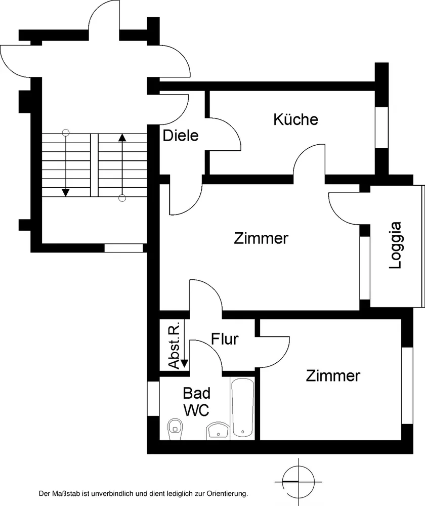 2 Zimmer Wohnung mit 60 m² in Bielefeld – Bild 2