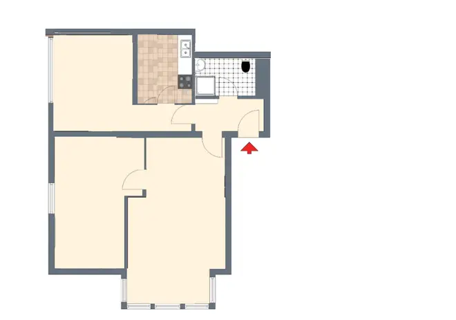3 Zimmer Wohnung mit 41 m² in Lübeck – Bild 6
