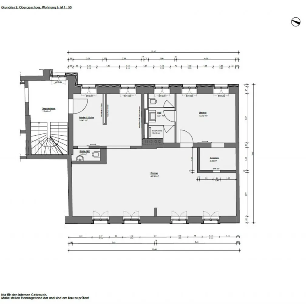 2 Zimmer Wohnung mit 87 m² in Eberswalde – Bild 3