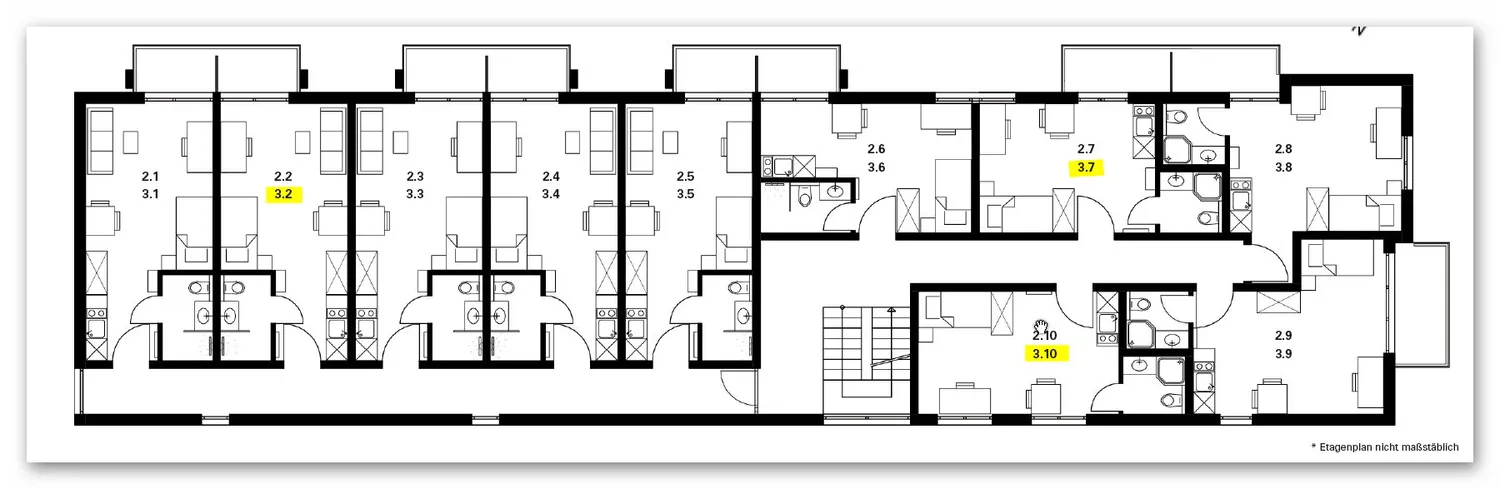 1 Zimmer Wohnung mit 25 m² in Reutlingen – Bild 2