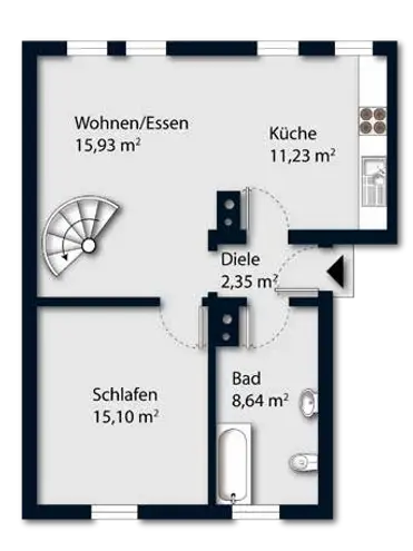 3 Zimmer Wohnung mit 91 m² in Augsburg – Bild 10