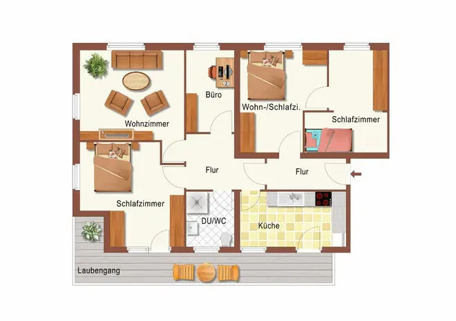 5 Zimmer Wohnung mit 93 m² in Oldenburg – Bild 3