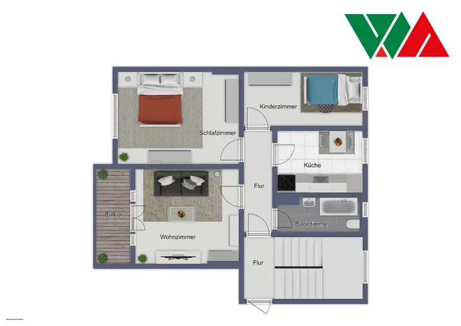 3 Zimmer Wohnung mit 56 m² in Magdeburg – Bild 10