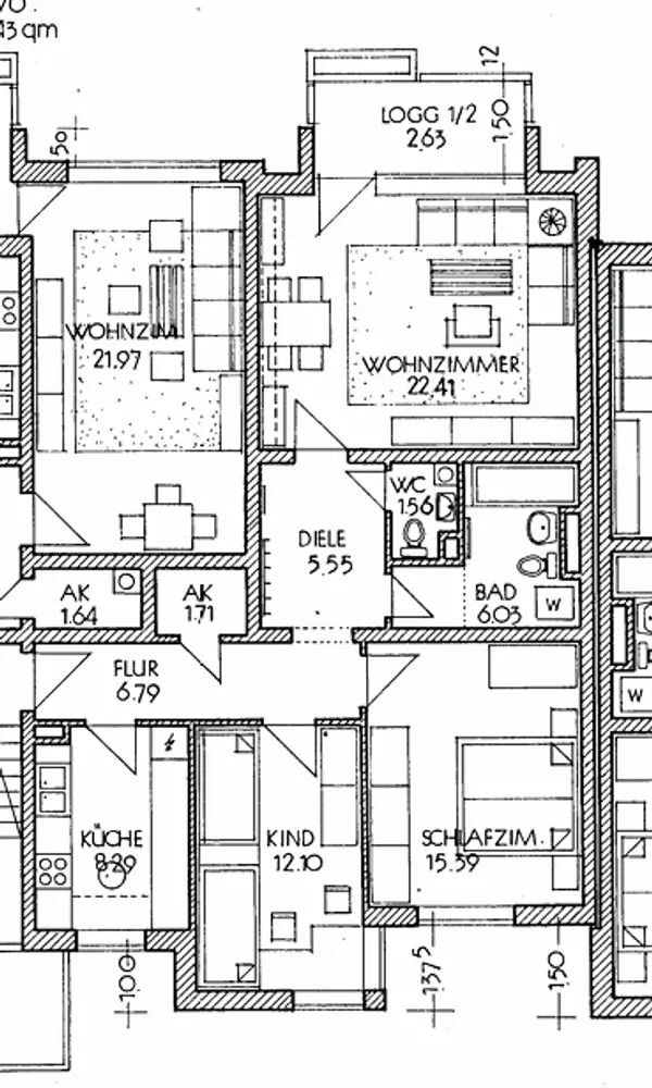 3 Zimmer Wohnung mit 80 m² in Augsburg – Bild 6