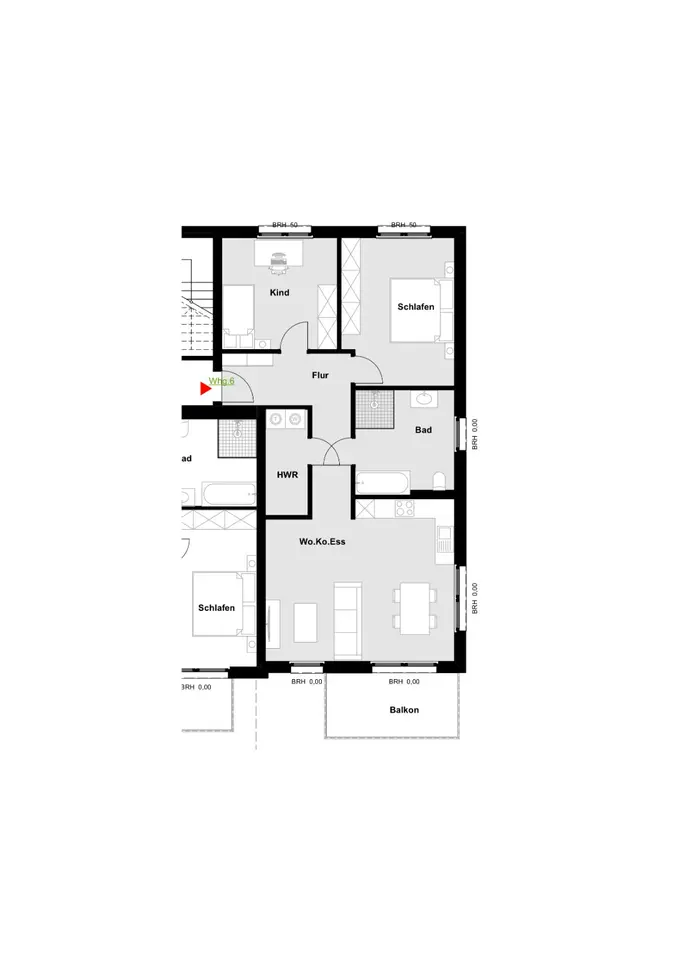 2 Zimmer Wohnung mit 53 m² in Rheine – Bild 6
