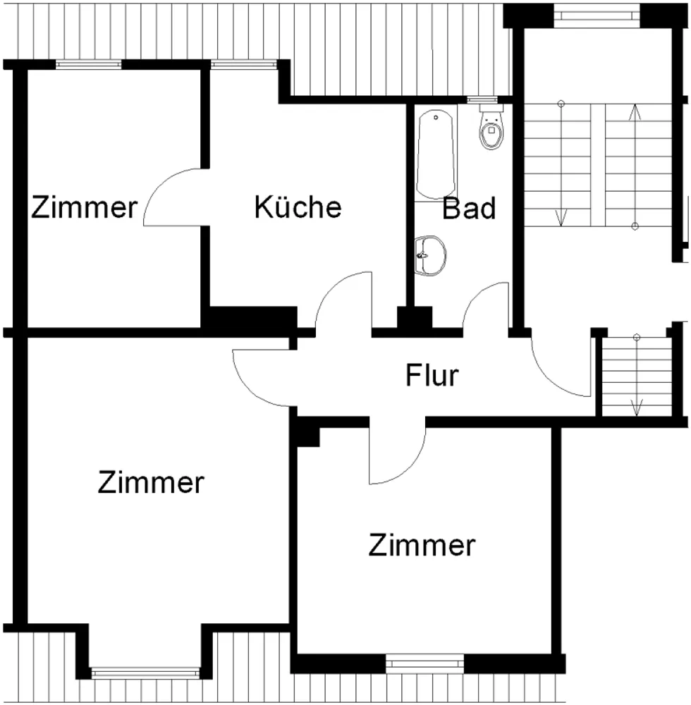3 Zimmer Wohnung mit 62 m² in Osnabrück – Bild 2