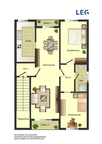 3 Zimmer Wohnung mit 73 m² in Solingen – Bild 2