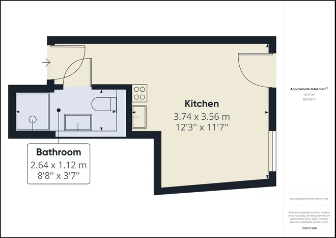 1 Zimmer Wohnung mit 18 m² in Berlin – Bild 5