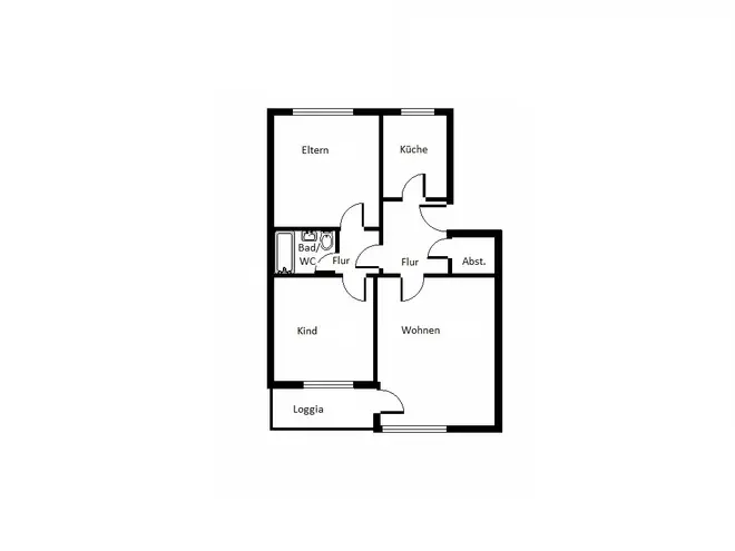 3 Zimmer Wohnung mit 71 m² in Augsburg – Bild 5