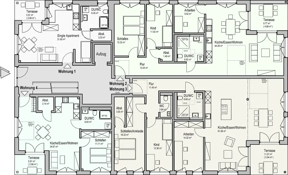 Studio mit 43 m² in Crailsheim – Bild 5
