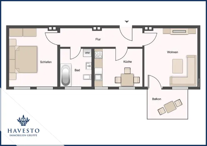 2 Zimmer Wohnung mit 62 m² in Magdeburg – Bild 8