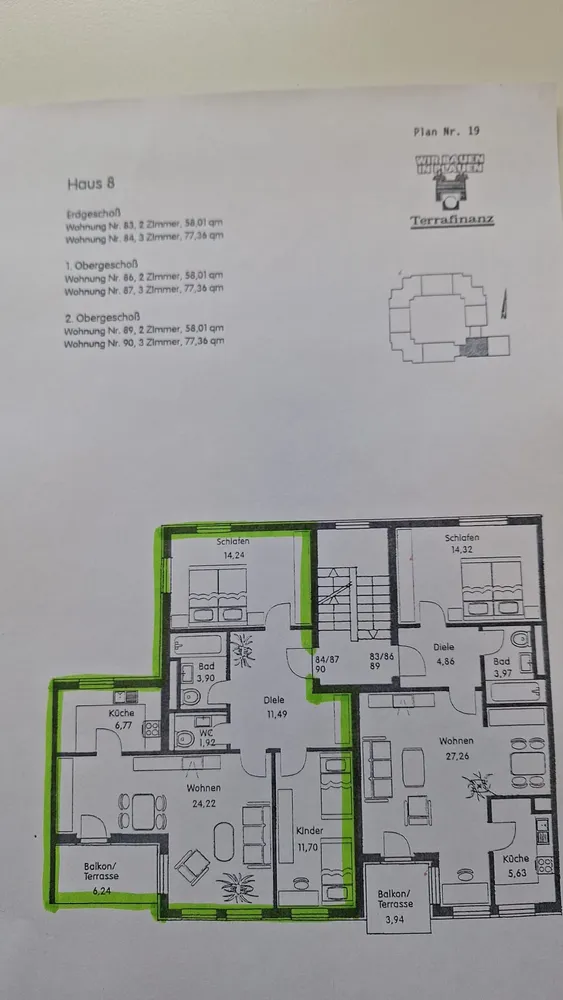 3 Zimmer Wohnung mit 78 m² in Plauen – Bild 2