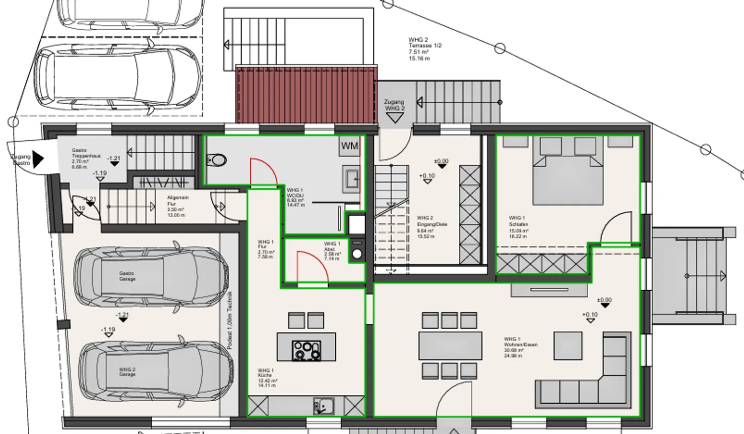 2 Zimmer Wohnung mit 73 m² in Offenburg – Bild 5