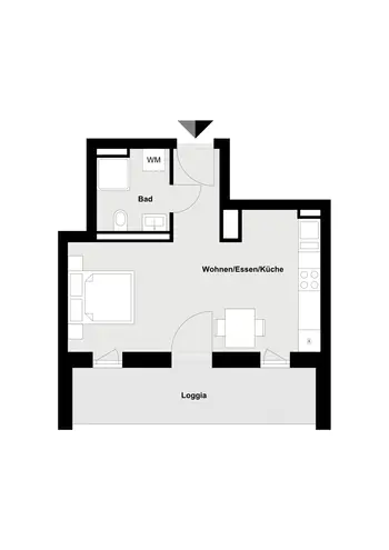 1 Zimmer Wohnung mit 31 m² in Regensburg – Bild 11