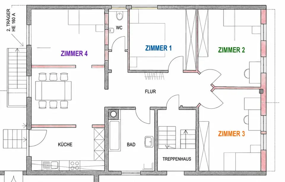 WG-Zimmer mit 113 m² in Stuttgart – Bild 4