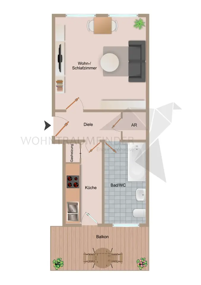 Studio mit 44 m² in Zwickau – Bild 7