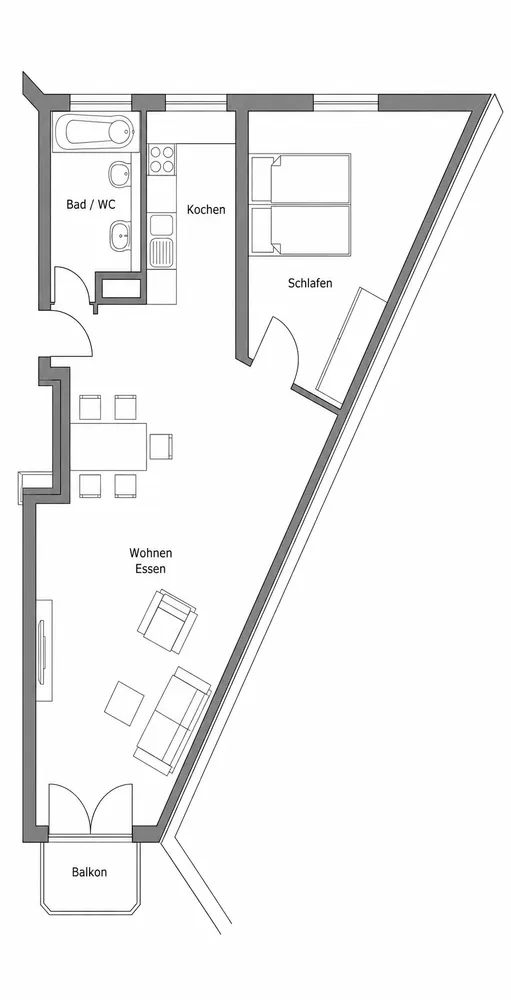 2 Zimmer Wohnung mit 61 m² in Kempten (Allgäu) – Bild 4