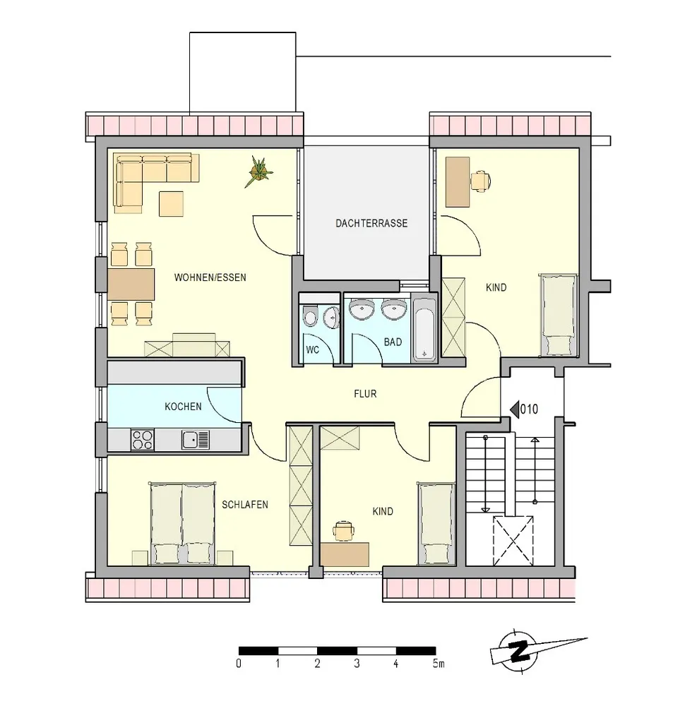 4 Zimmer Wohnung mit 87 m² in Reutlingen – Bild 2