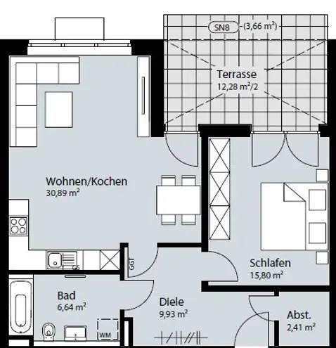2 Zimmer Wohnung mit 72 m² in Hannover – Bild 5