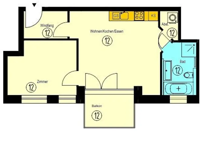 2 Zimmer Wohnung mit 54 m² in Chemnitz – Bild 9