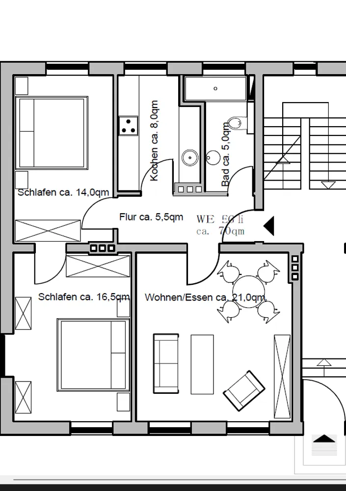 3 Zimmer Wohnung mit 70 m² in Erfurt – Bild 11