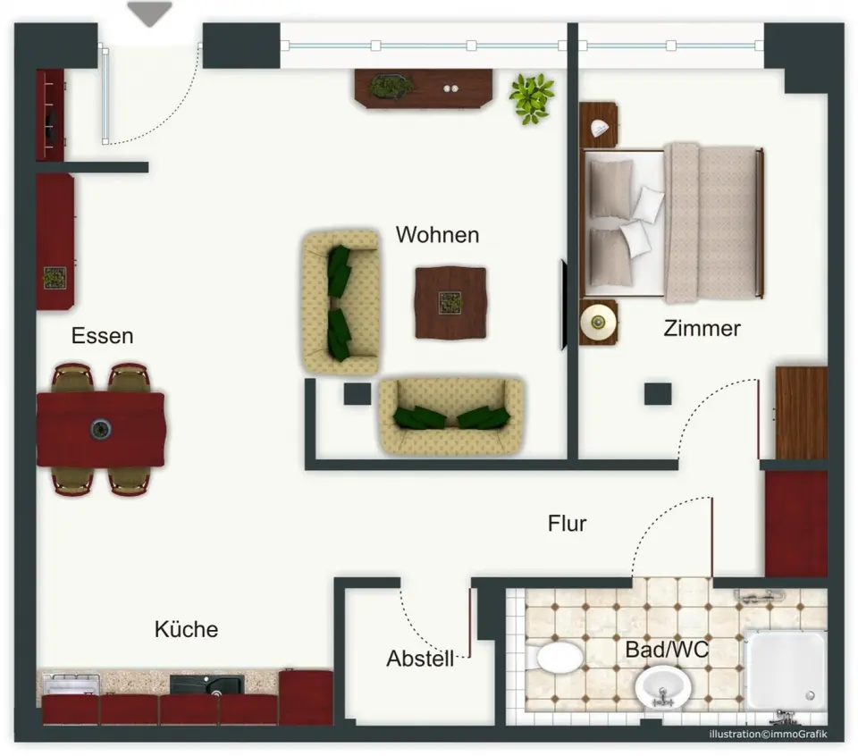 2 Zimmer Wohnung mit 57 m² in Fulda – Bild 4