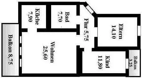 4 Zimmer Wohnung mit 100 m² in Kaiserslautern – Bild 7