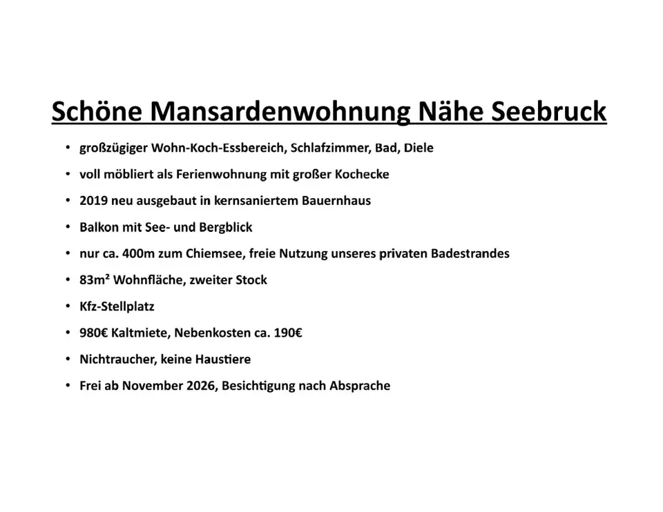 2 Zimmer Wohnung mit 38 m² in Rosenheim – Bild 9