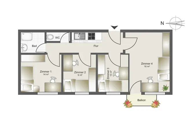 WG-Zimmer in München – Bild 5
