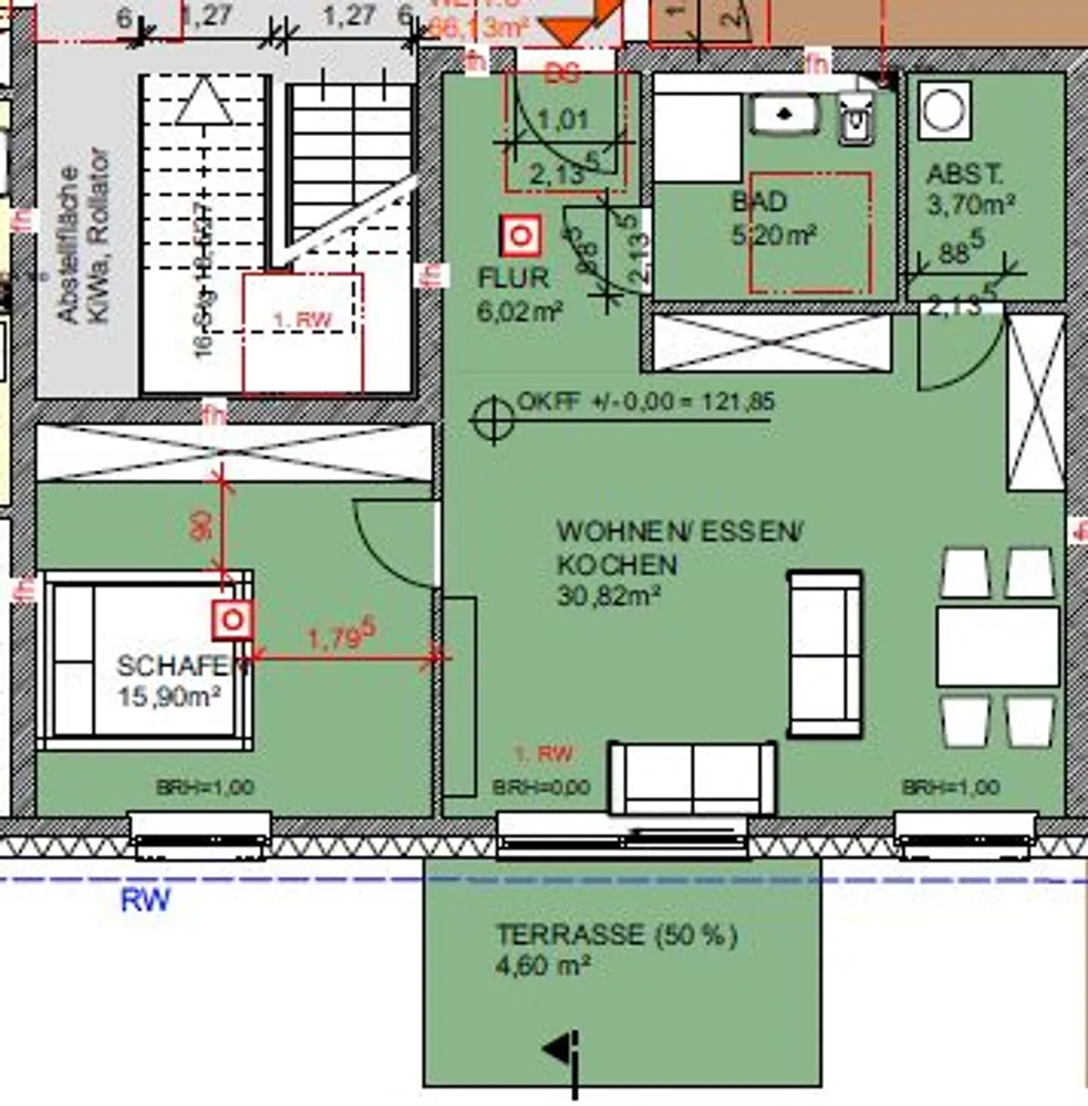 2 Zimmer Wohnung mit 67 m² in Düren – Bild 9