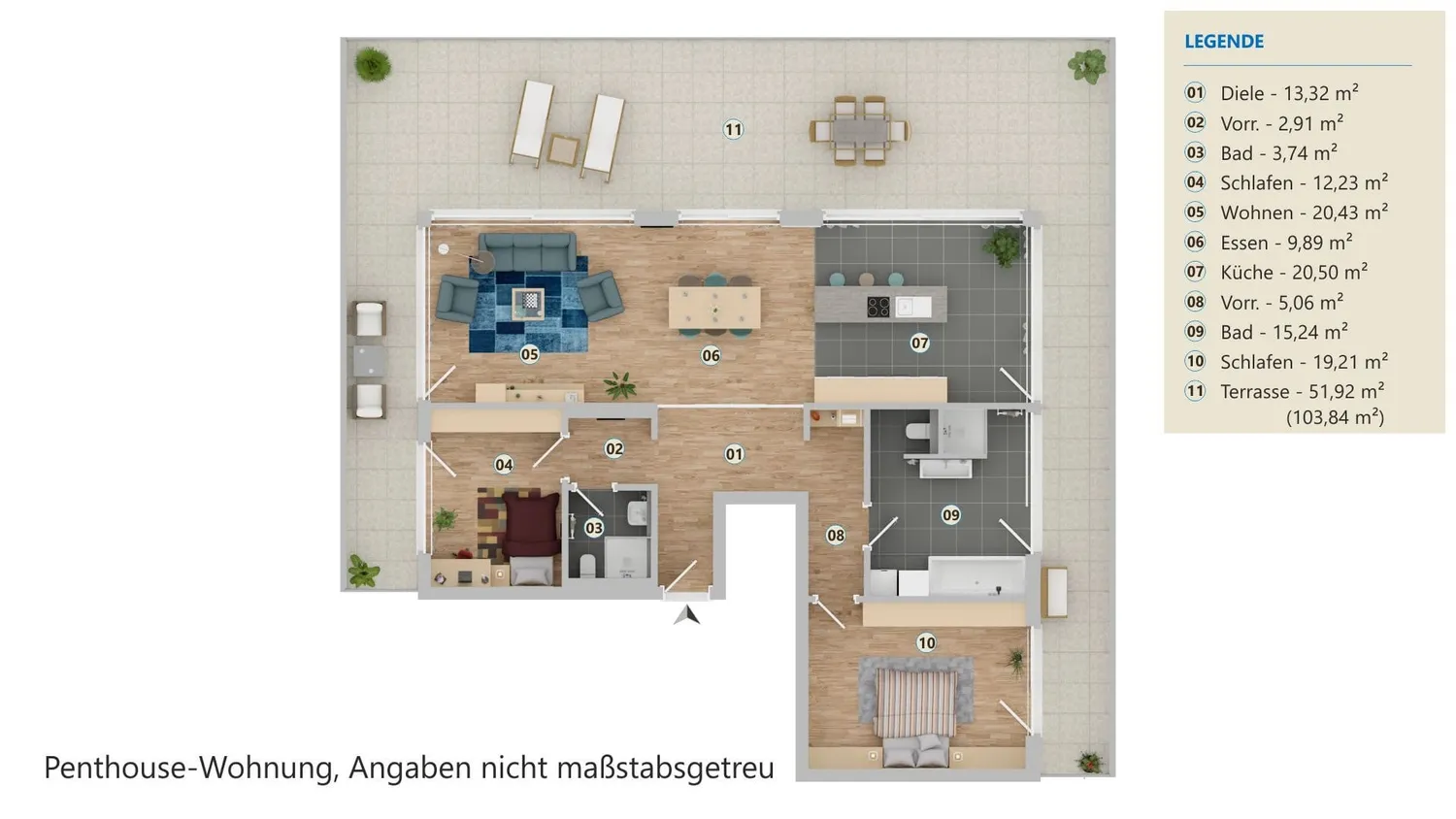 3 Zimmer Wohnung mit 174 m² in Passau – Bild 10