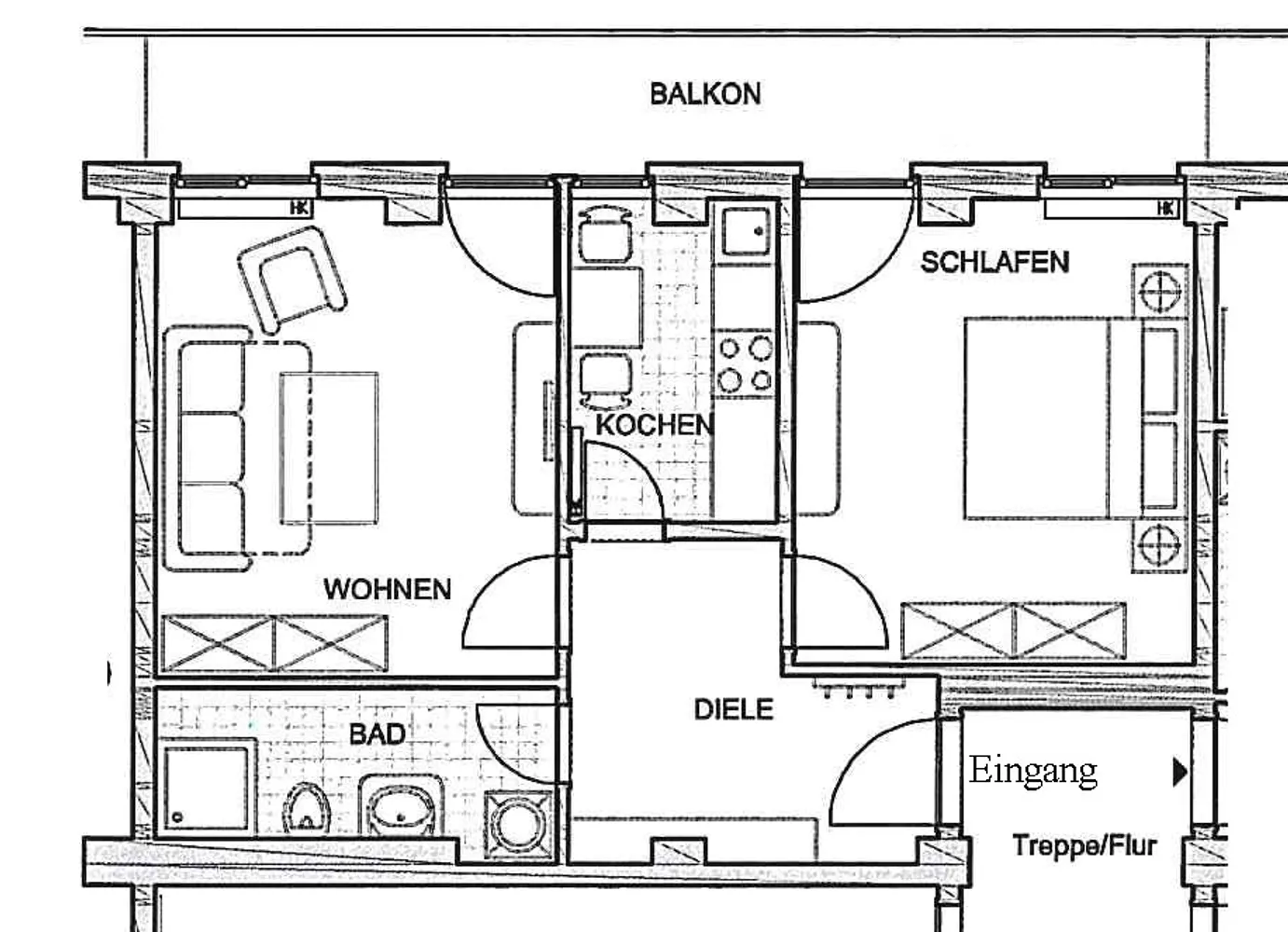 2 Zimmer Wohnung mit 53 m² in Dresden – Bild 5