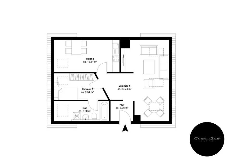 2 Zimmer Wohnung mit 65 m² in Leipzig – Bild 9