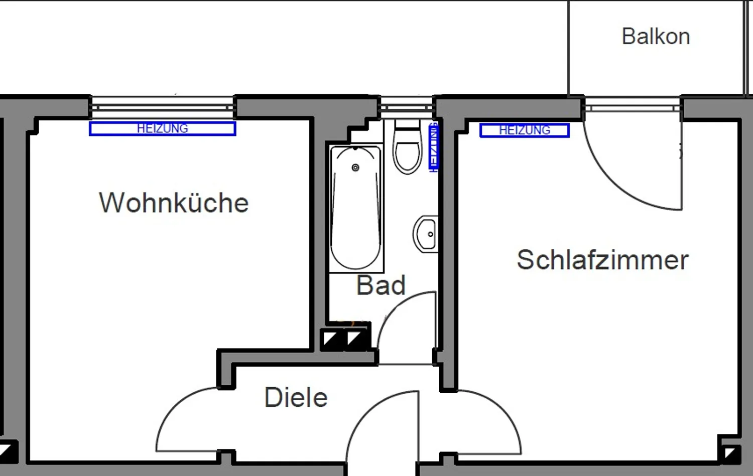 1 Zimmer Wohnung mit 35 m² in Duisburg – Bild 5