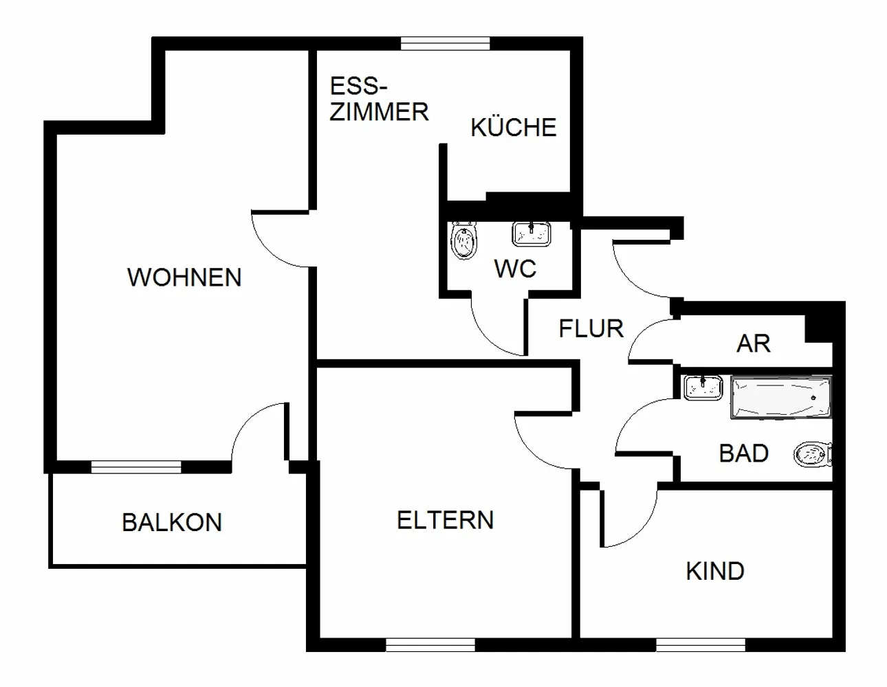 2 Zimmer Wohnung mit 67 m² in Dortmund – Bild 8