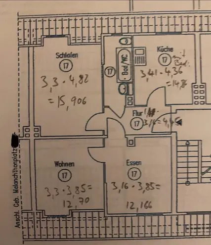3 Zimmer Wohnung mit 53 m² in Duisburg – Bild 6
