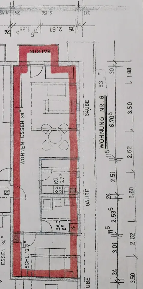 2 Zimmer Wohnung mit 62 m² in Balingen – Bild 4