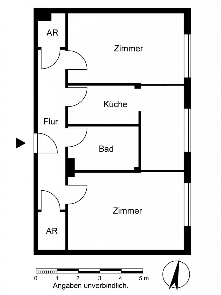 2 Zimmer Wohnung mit 71 m² in Frankfurt (Oder) – Bild 2