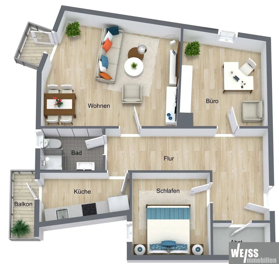 3 Zimmer Wohnung mit 96 m² in Würzburg – Bild 9