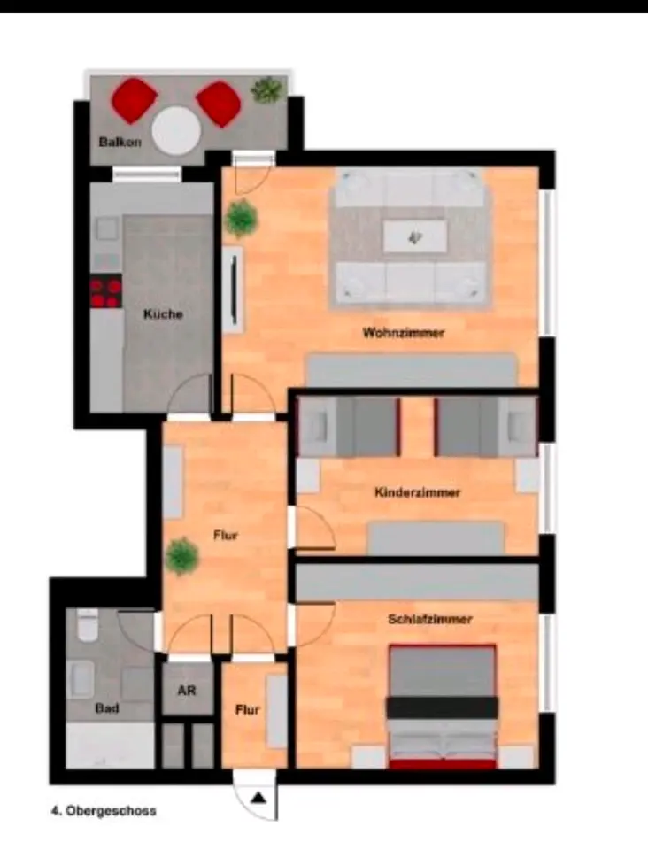 3 Zimmer Wohnung mit 85 m² in Paderborn – Bild 4